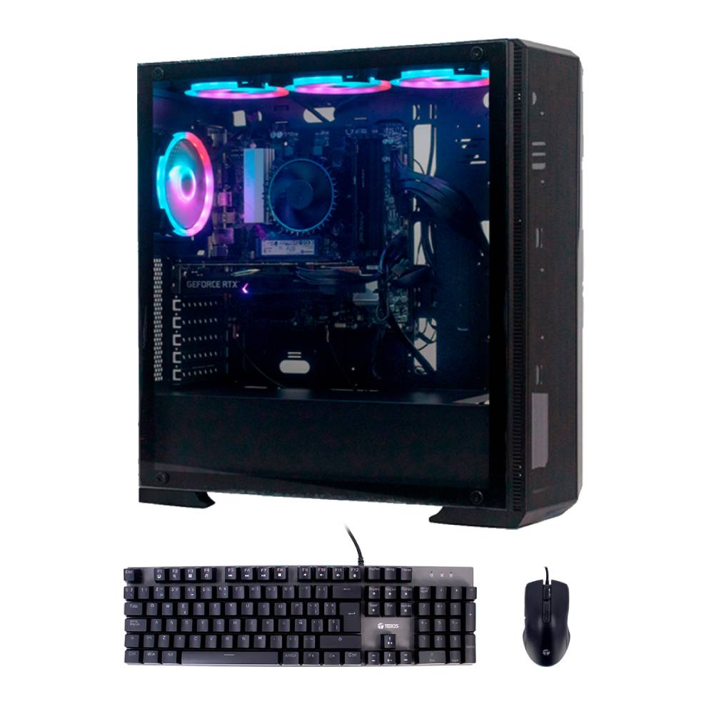 Imagen 1 del producto PC Teros TE-9002G Intel Core U7, 1TB SSD, 16GB RAM, RTX 5060TI 8GB, Ubuntu + Teclado + Mouse gamer